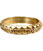 Обручальное кольцо «Что Бог сочетал человек да не разлучает». Тонированное